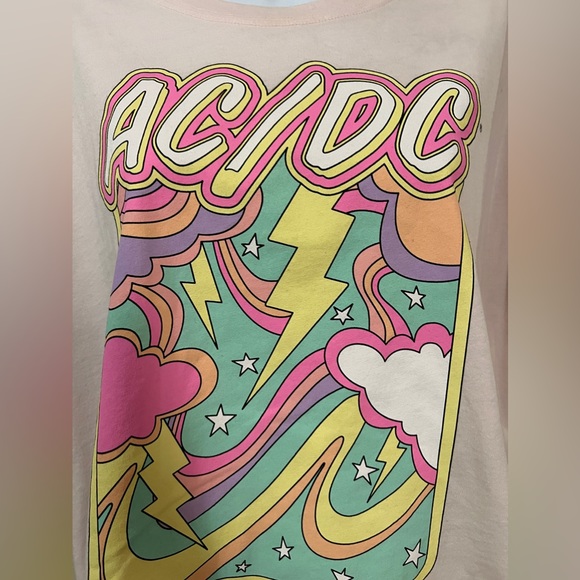 AC/DC pink neon tee - Picture 2 of 3